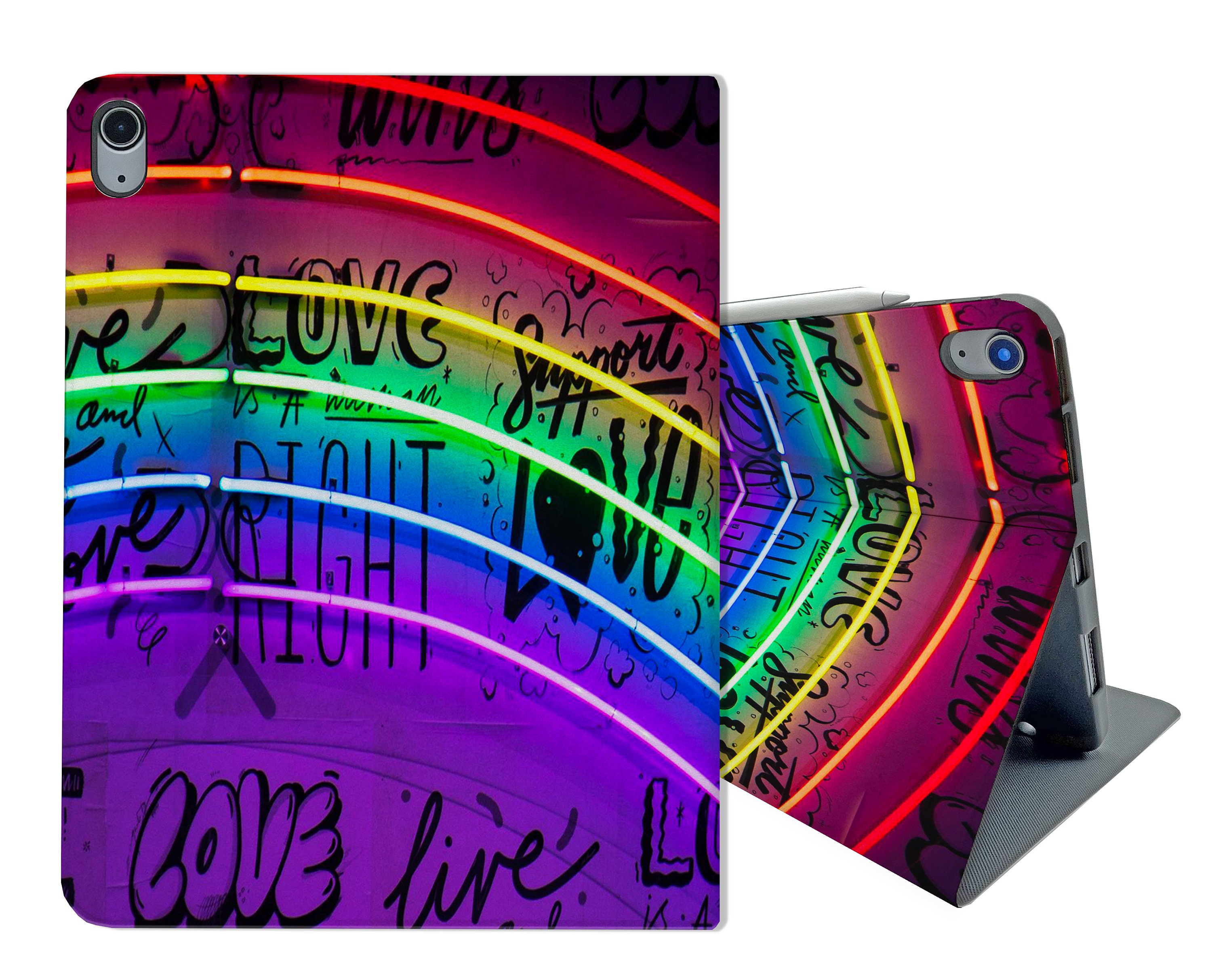 【Rainbow】iPad 本体 Rainbow 2025 iPad 11th 7th Gen Mini Geometric iPad 11