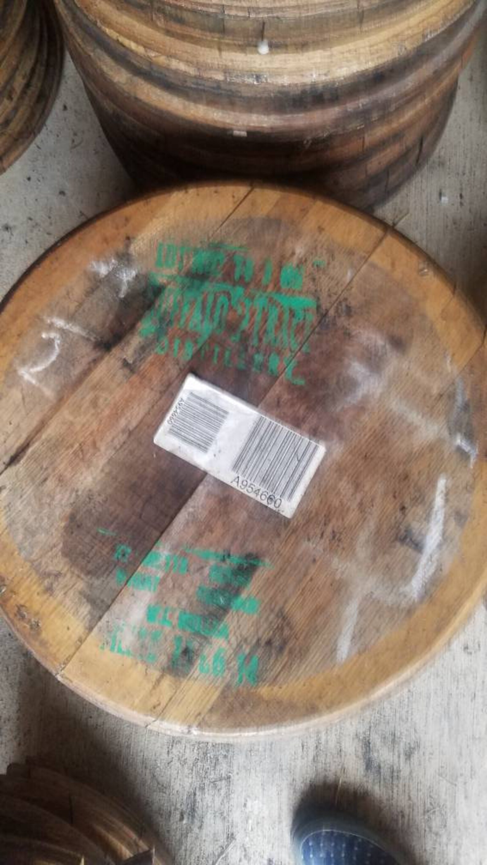 Authentic Bourbon Barrel Head. Whiskey Barrel Lid Top Barrel Etsy