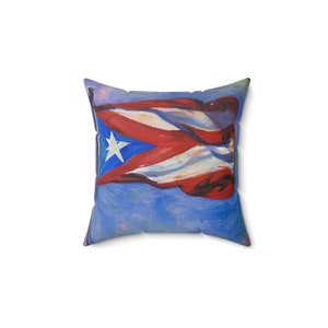 Puerto Rico Flag Pillow: Boricua Home Decor