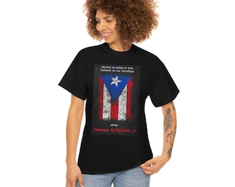 Boricua graphics T-shirts Unisex Heavy Cotton Tee