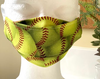 Softball Face Masks - Etsy