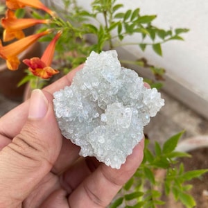 Clear Quartz Geode- Raw Crystal-  Quartz Geode- Clear Quartz Cluster- Crystal Cluster- Natural Crystal Quartz- Raw Quartz Cluster