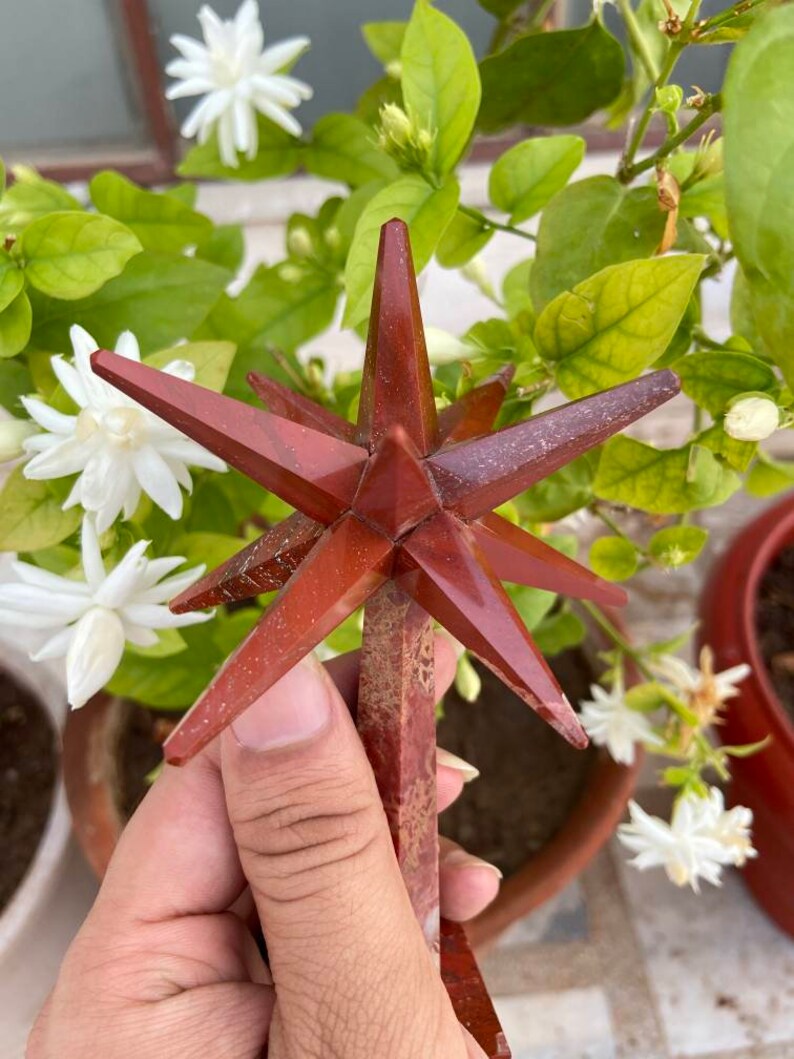 Natural Crystal Star Natural Jasper Merkaba Star Gemstone Merkaba Crystal Merkaba Healing Crystal Merkaba Star Gemstone Tree