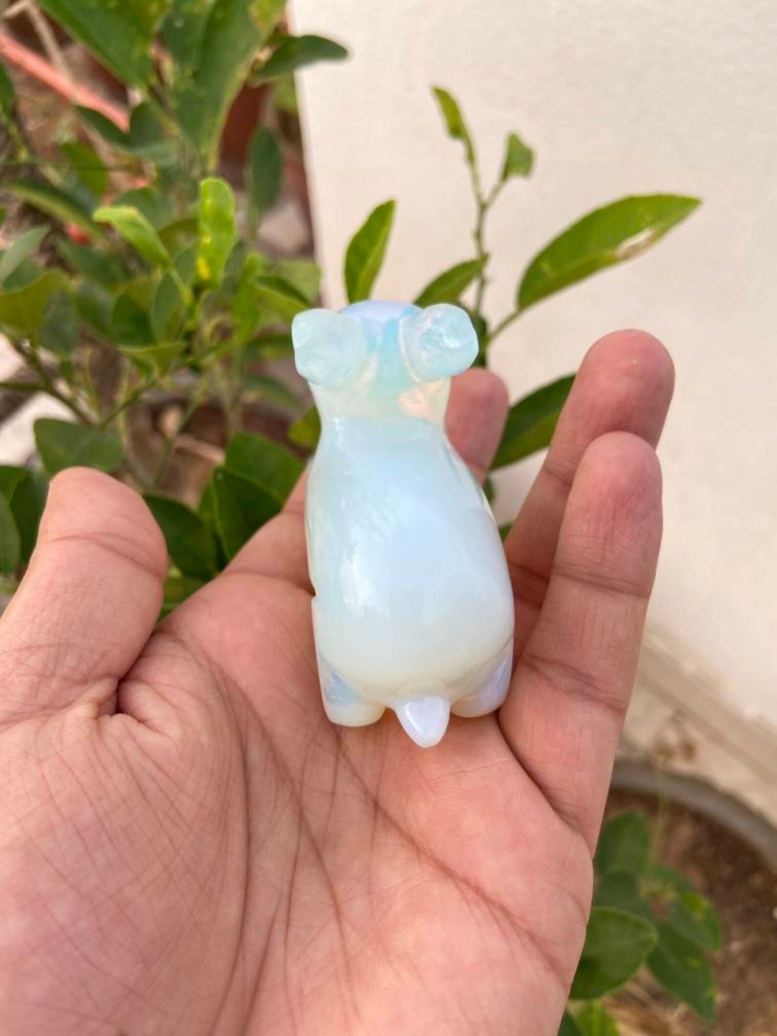 Carved Rabbit Gemstone Rabbit Opal Rabbit Stone Rabbit | Etsy
