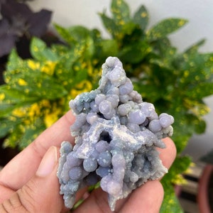 Raw Grape Agate- Grape Agate Cluster- Grape Agate- Grape Agate Crystal- Agate- Purple Grape Agate
