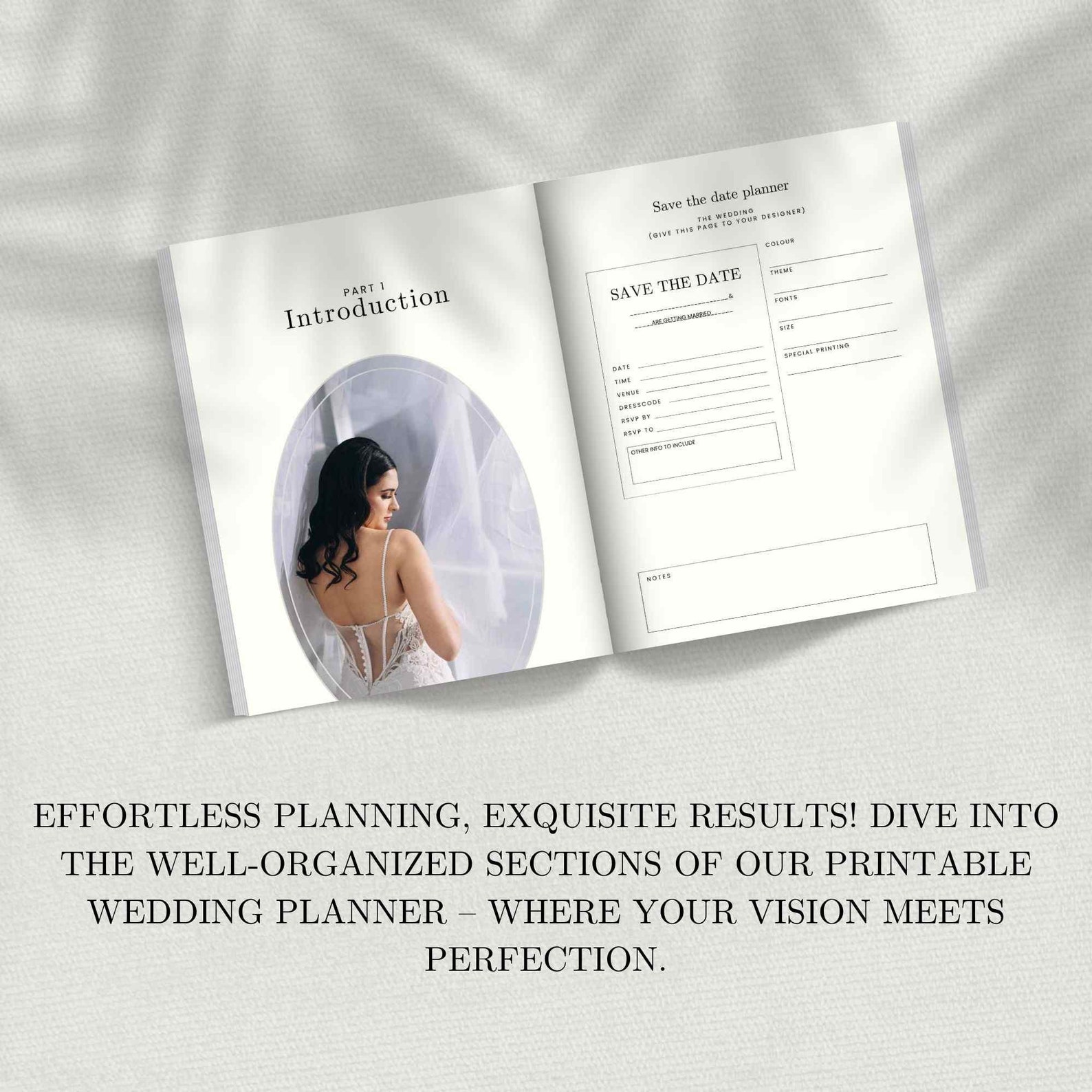 Printable Wedding Planner Binder, Wedding Planner Printable Binder ...