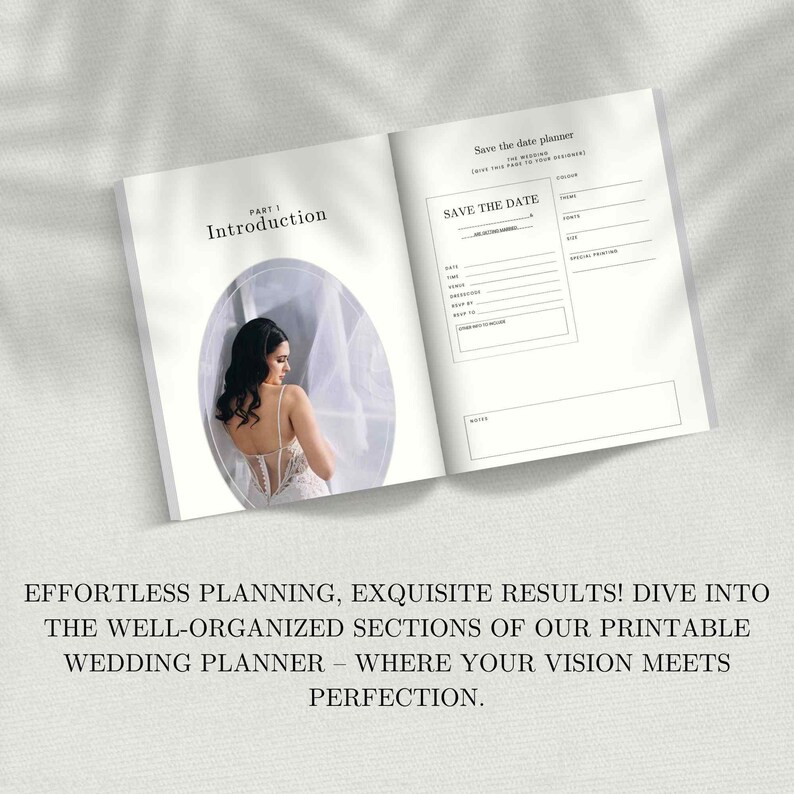 Printable Wedding Planner Binder, Wedding Planner Printable Binder ...