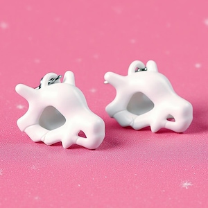 Cubone Skull Earrings - Gift For Pokemon Fans, Birthday Gift