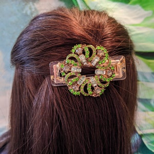Vintage Jewelry Upcycled Hair Clip