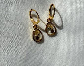 Forget Me Not & Baby's Breath Earrings