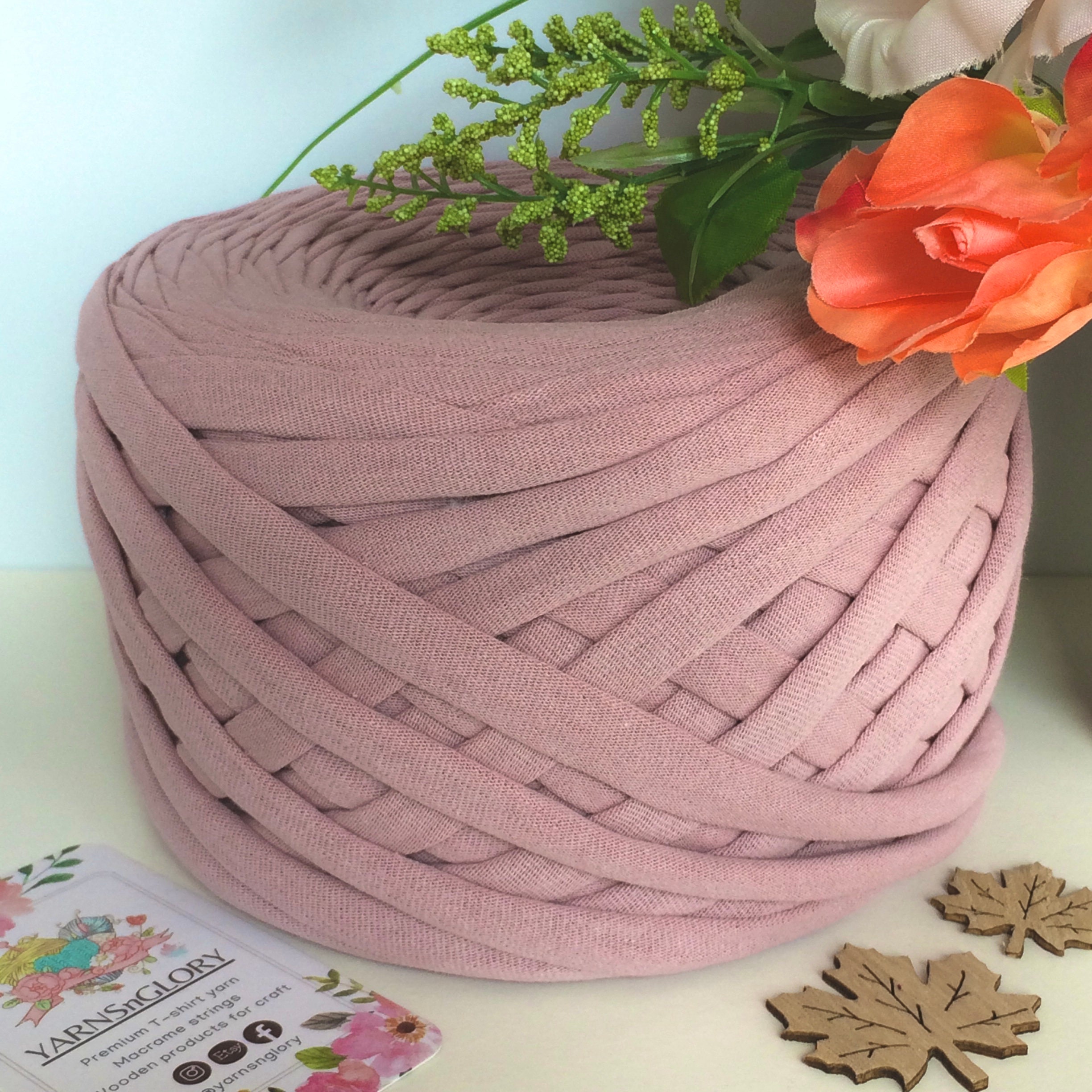 Pelote de fil pour macramé Anchor Crafty coton polyester rose - Beaux-arts