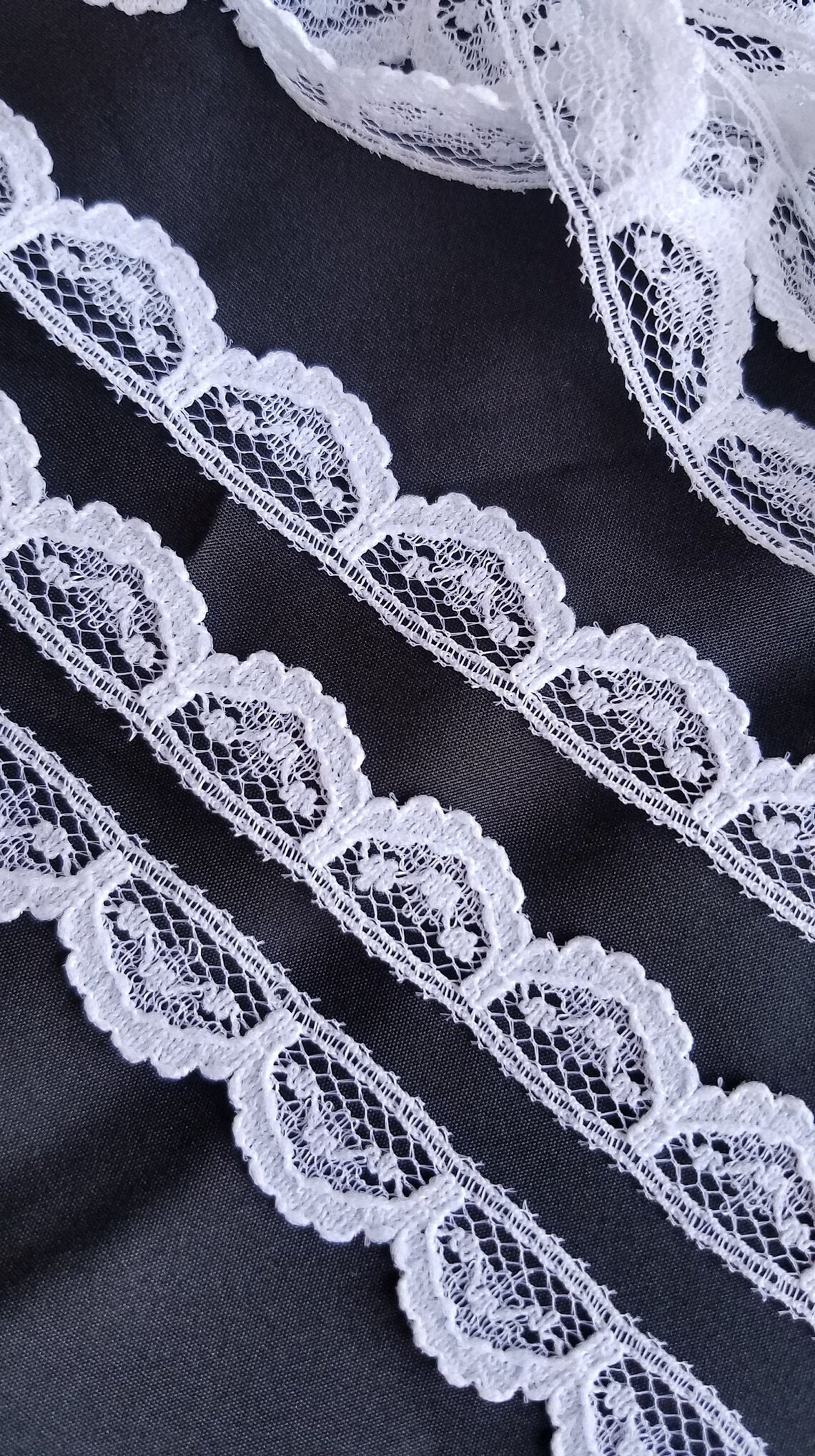 Vintage Lace 1/2 Pure White Scallop Lace Trim CLOSE OUT Etsy
