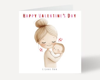 New Mum Valentine's Day Card, Baby's First Valentine