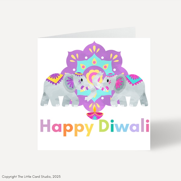 Happy Diwali Card, Diwali Celebration Card, Diwali Wishes