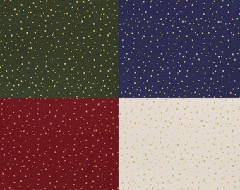 Christmas cotton fabric with stars ÖKO-TEX woven fabric sold by the meter in the colors: burgundy bordeaux blue white green