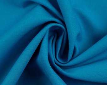 ÖKO-TEX cotton fabric turquoise - cotton turquoise blue - washable at 60 degrees