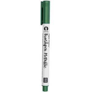Rico Design Paper Poetry Metallic Brushpen 1-5 mm Brushpen groen metallic
