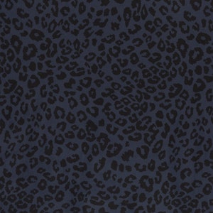 Leopardenmuster Allover Baumwolljersey Stenzo blau
