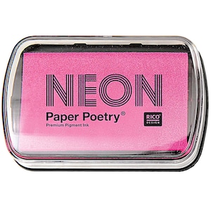 Rico Design Paper Poetry Stempelkissen neonpink 9x6cm