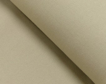 Canvas fabric beige uni fabric cotton beige cotton fabric