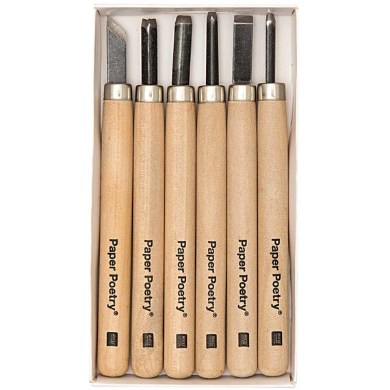 Paper Poetry Rubber Stamp Carving Tools Paper Poetry Rubber Stamp Carving Tools