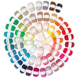 1,30 EUR / bol: Pakket met alle kleuren Rico Design RICORUMI dk 80 x 25g (2kg) - Ricorumi-garen Amigurumi-wol haakgaren