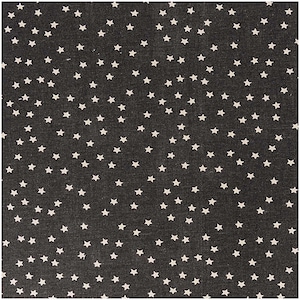 Rico Design cotton fabric stars black-natural Cotton Rico Design fabrics - Christmas fabrics Christmas