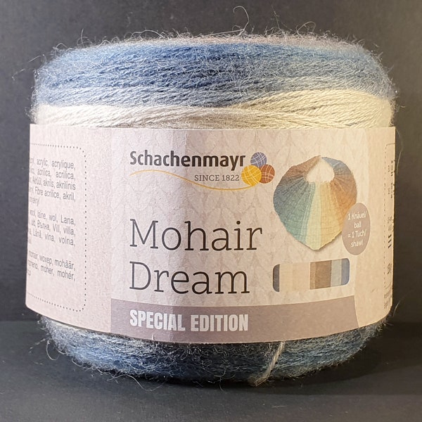 Schachenmayr MOHAIR DREAM Storm Color Mohair Dream Color 00084 Couleur Minuit 150g / 810 m