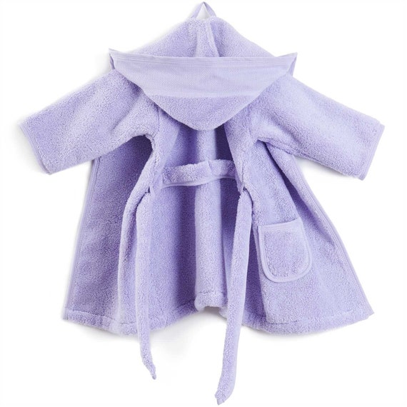 Peignoir enfant Rico Design a partir de 18 mois peignoir a broder peignoir violet Etsy France