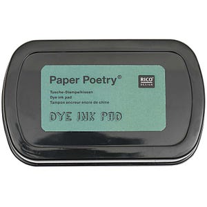 Rico Design Paper Poetry Tampon encreur vert 7,3 x 4,5 cm