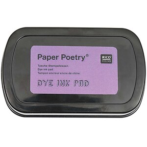 Rico Design Paper Poetry Tampon encreur violet 7,3 x 4,5 cm