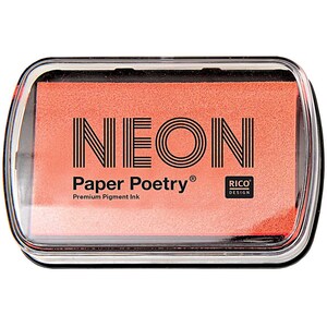 Rico Design Paper Poetry Stempelkissen neonrot 9x6cm