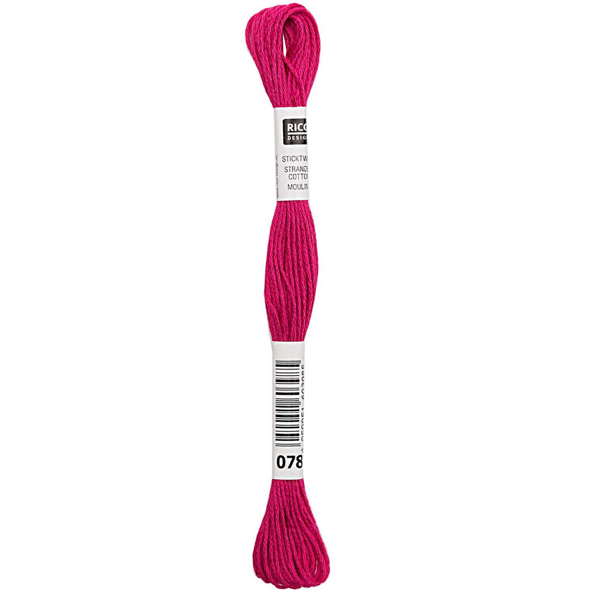 Rico Design Embroidery Thread Pink 8 M Embroidery Thread