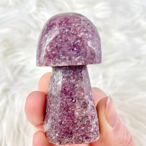 Lepidolite Mushroom