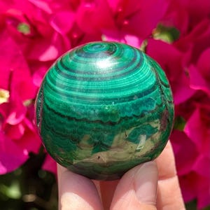 Gorgeous Malachite Sphere