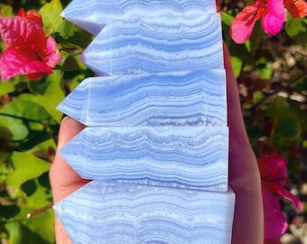 Blue Lace Achat Kristallturm: Wählen Sie Ihre Selbst