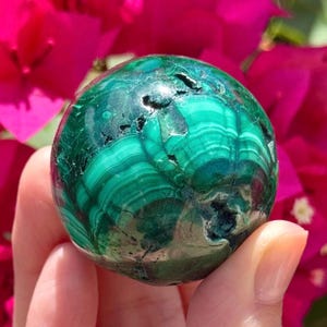 Beautiful Malachite Sphere