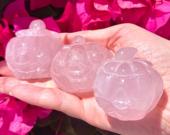Gemmy Rose Quartz Jack-o’-lantern