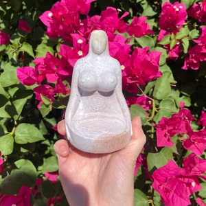 Ocean Jasper Goddess Carving
