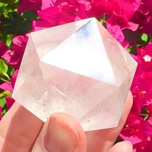 Quartz Crystal Icosahedron From Brazil
