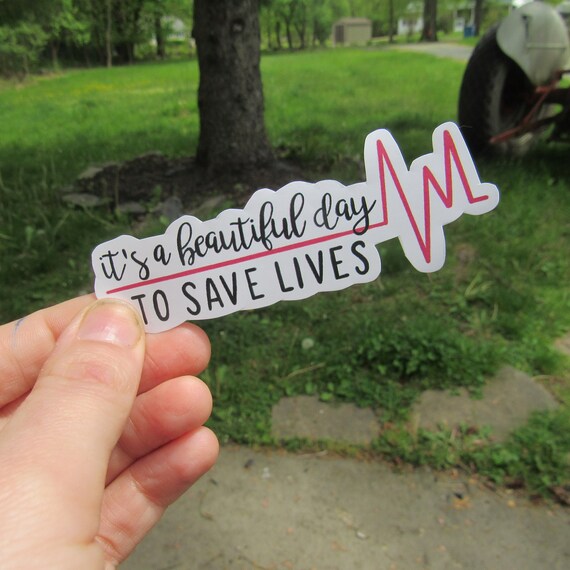 Grey Es Anatomy Es Ist Ein Schoner Tag Um Leben Zu Etsy