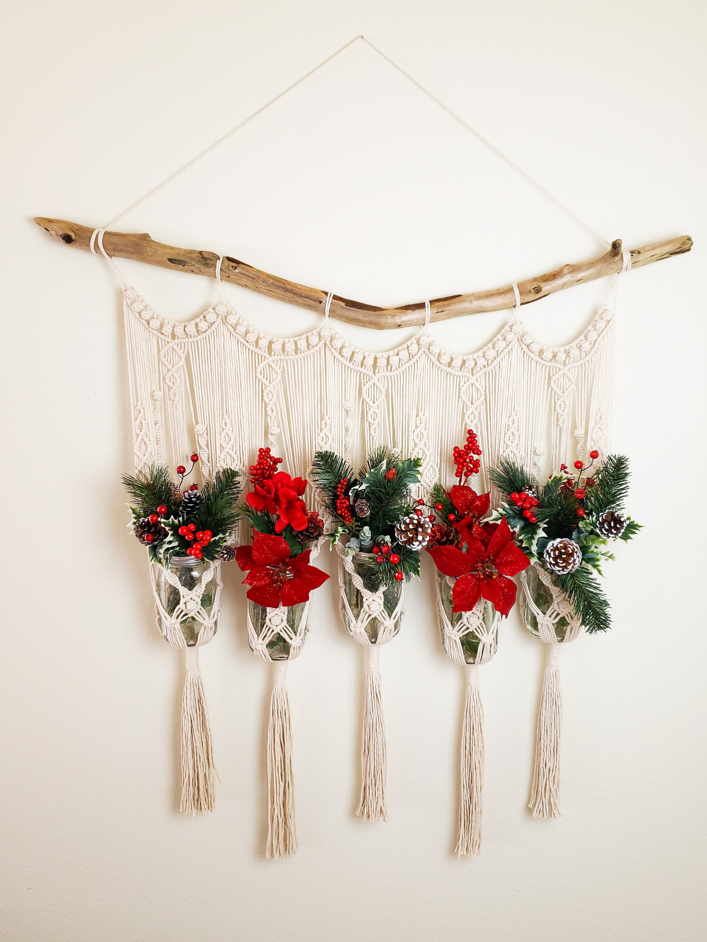 Holiday Macramé Wall Hanging Etsy