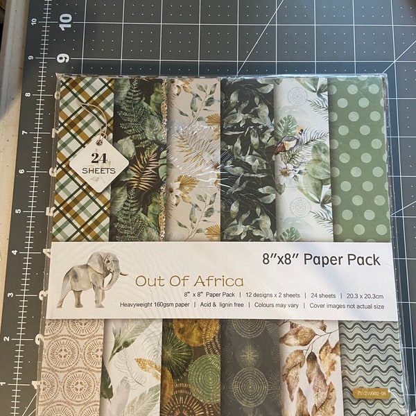 Beautiful Out of Africa paper pack