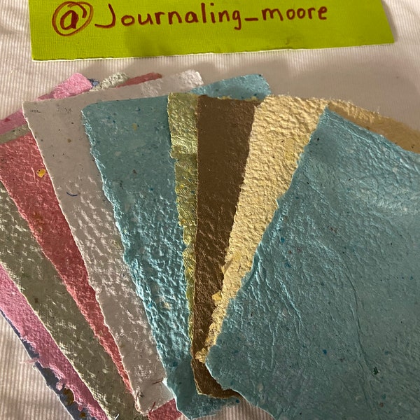 Handmade Paper sample pack