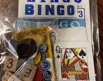 Junk Journal Opbergzakjes voor speelstukken voor speelstukken