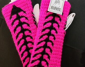 Neon Spine Arm Warmers: Goth Fingerless Gloves - Etsy