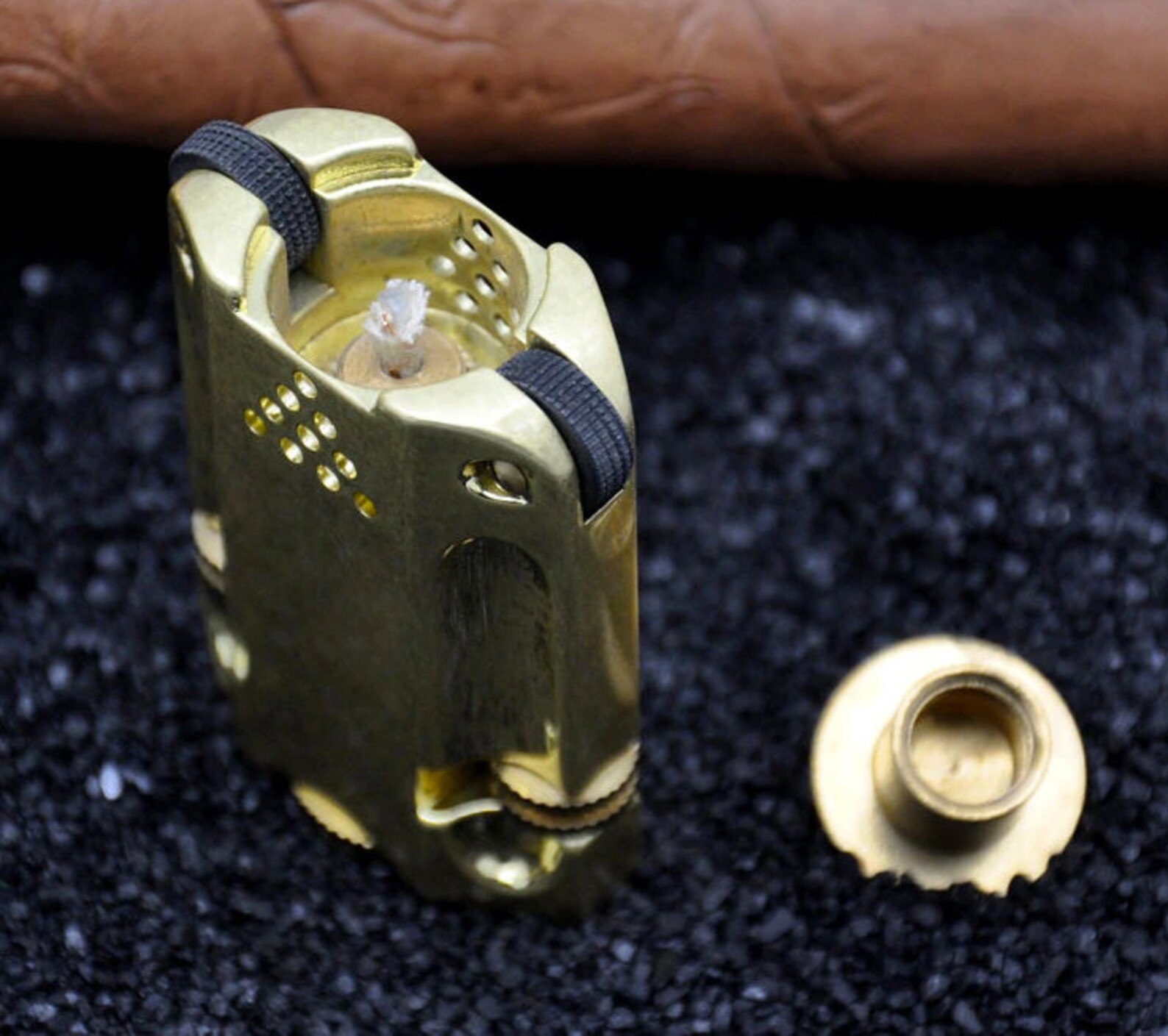 Zorro Wartime Petrol Cigarette Lighter Gold Black Etsy