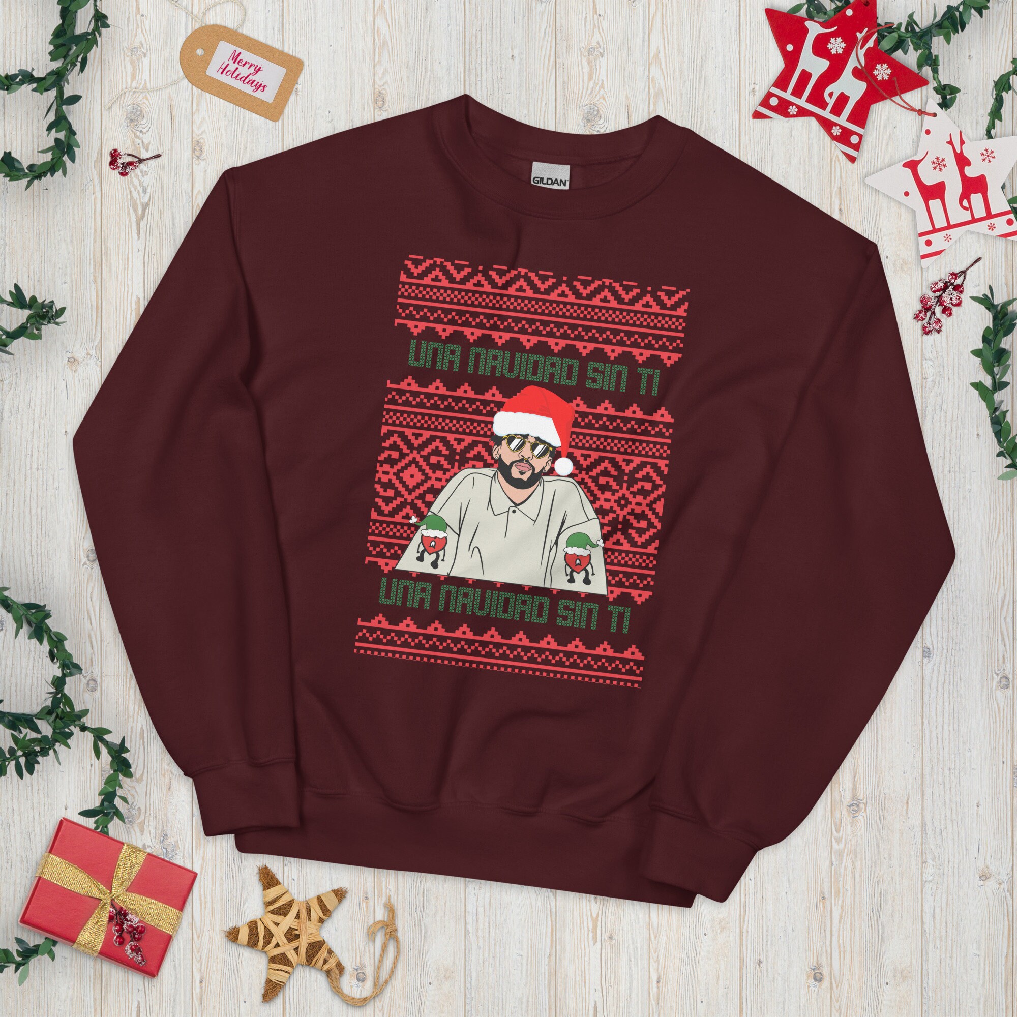 clint eastwood christmas jumper