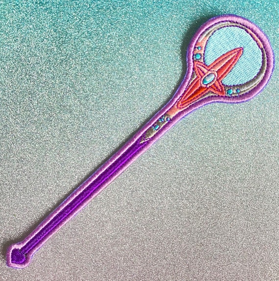 Glimmer's Staff Iron On Patch - Embroidery Patch