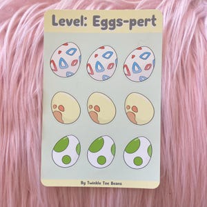 Egg-spert Gamer Sticker Bogen